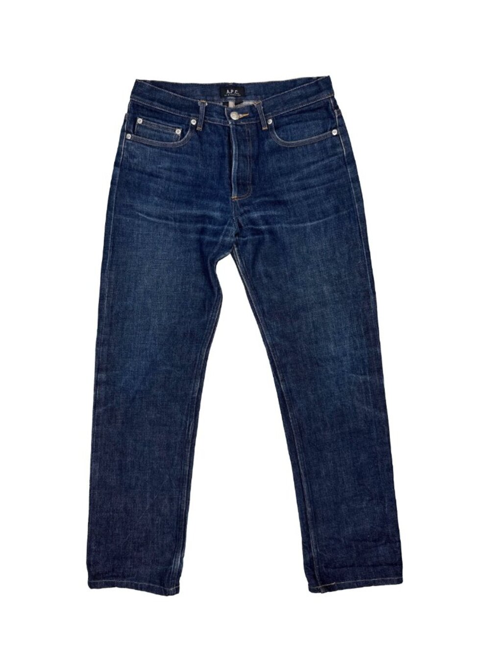 A.P.C. New Standard Blue 100% Cotton Straight Leg Jeans Size 29 - Picture 3 of 7